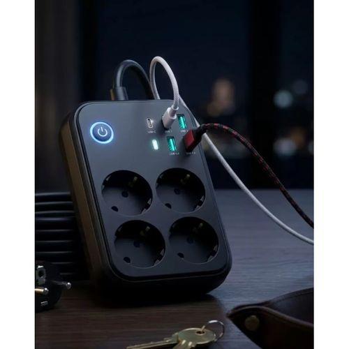 Akım Korumalı Uzatma Prizi 4 Usb 2 Type C Dayanıklı Ve Güvenli Tasarım
