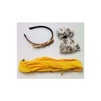 Renkli Desenli Taç Toka Bandana Set