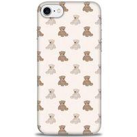 iPhone 8 Kılıf HD Baskılı Kılıf - Ayıcıklar + Tam Ekran Koruyucu