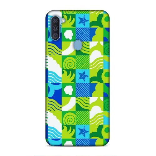 Samsung Galaxy A11 Uyumlu Kılıf Insomnia (46) Core Armor Kılıf Laci Yeşil