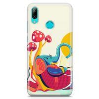 Huawei Y7 2019 Kılıf Entel Fil Arka Kapak Koruma Desenli Full Koruyucu