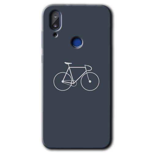 MRCİLETİSİM Vestel E5 Kılıf HD Desen Baskılı Arka Kapak+Temperli Cam - Bike