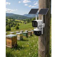 Güneş Enerjili Çiftlik Kamerası 9mp 4g Sım Kartlı Solar Güvenlik Kamerası 2 Yıl Garantili