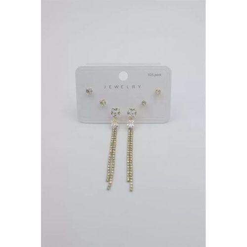 Çoklu Set Küpe - Altın