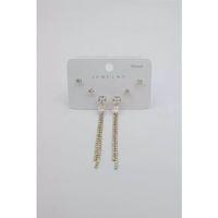 Çoklu Set Küpe - Altın