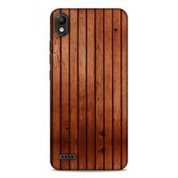 Lopard LG K20 2019 Uyumlu Kılıf Wood'X (12) Koruyucu Silikon Desenli