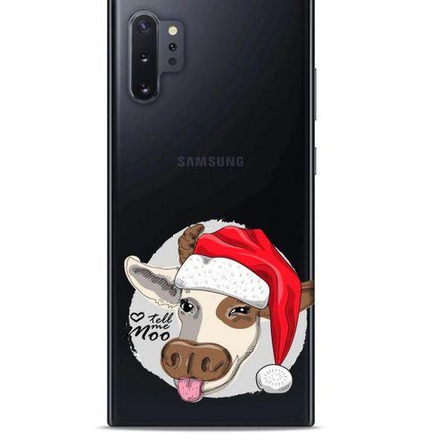 Zoologix (84) Samsung Galaxy Note 10 Plus Şeffaf Kılıf Silikon Desenli