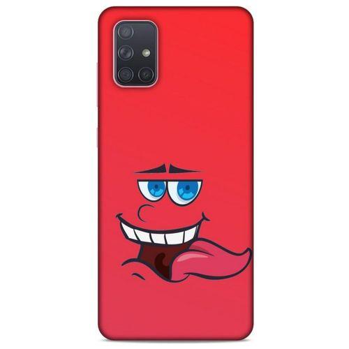 Emojix (70) Samsung Galaxy A71 Kılıf Silikon Kapak Desenli