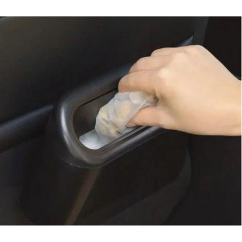 Araba Çöp Kutusu Kapaklı Organize Siyah Renk