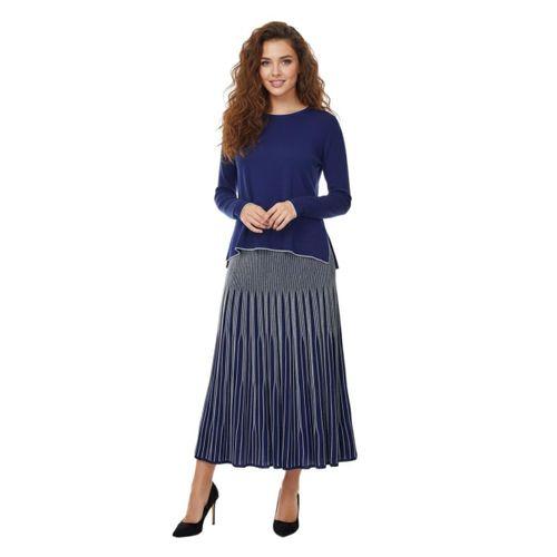 Kadın Merserize Kazak Etek Takım 140274 BGL-ST04078