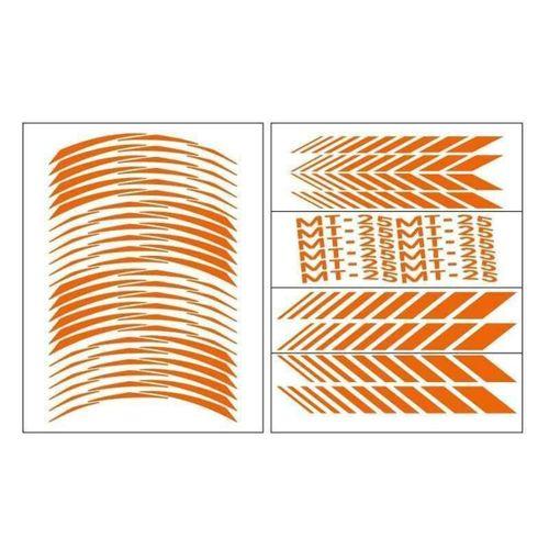 YAMAHA Yamaha Florasan Turuncu Mt-25 Uyumlu Racıng 1 Set Jant Şeridi