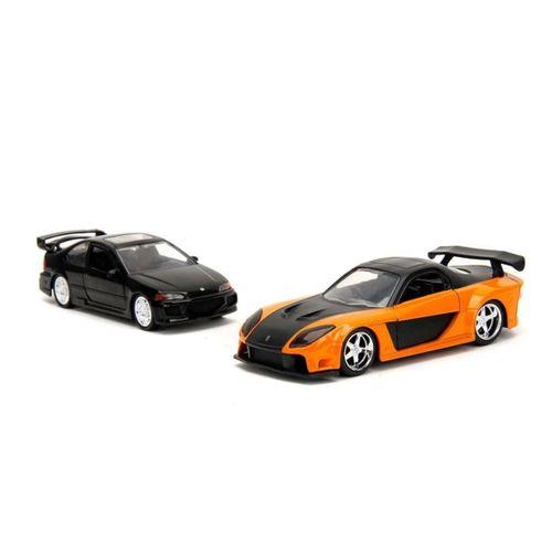 Fast Furious Twin Pack 1:32 Jada Diecast Metal Araba Seti
