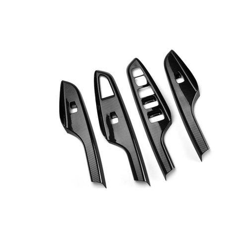 Hyundai Kona Uyumlu Kapı Kolçak Kaplama - Karbon