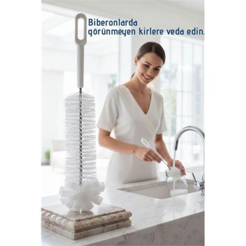 Premium Lüks Şişe ve Biberon Fırçası - Ultra Dayanıklı Profesyonel Temizlik & Kristal Parlaklık 721515
