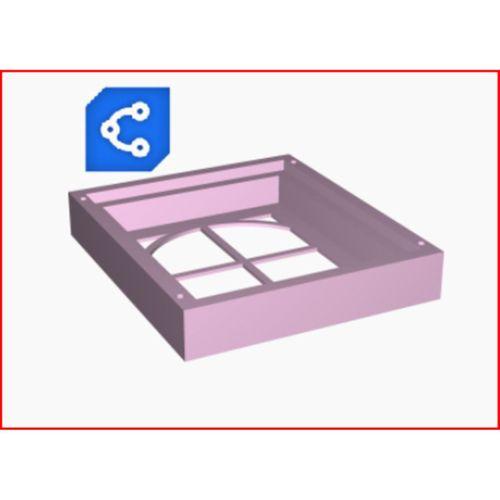 Elektrik Kutusu Soğutma İçin 90x90 mm Fan Muhafazası ve Filtre Muhafazası 3D Baskı (Bu ürün Sadece Plastik parçadır - Almadan Önce Soru Sorabilirsiniz