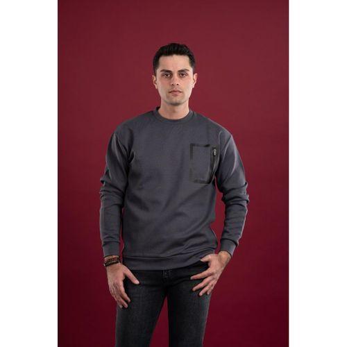 OVERSİZE BASKILI PAMUKLU ERKEK SPOR SWEATSHİRT