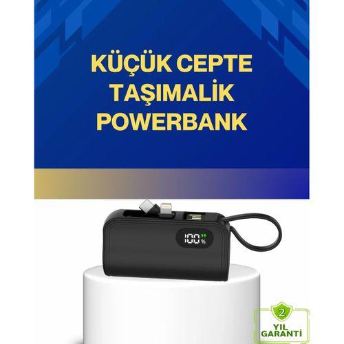 Led Göstergeli 2000mah Cep Tipi Hızlı Şarj Powerbank