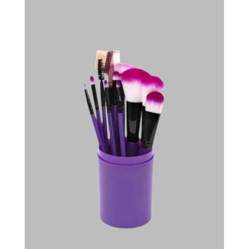 Profesyonel Makyaj Uygulamalarına Özel 12 Parça Kompakt Ve Hafif Makyaj Fırça Seti