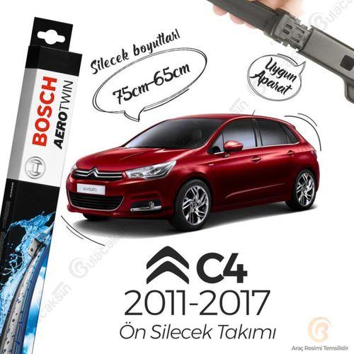 Bosch Aerotwin Muz Silecek Takımı Citroen C4 2011-2017 ile uyumlu