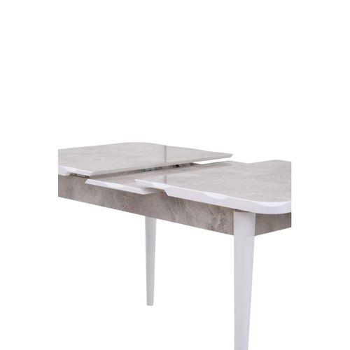 Rambla Mdf Açılır Lak Panel Mutfak Masa Sandalye Takımı 80*130cm