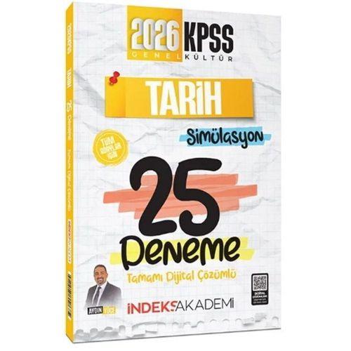 2026 KPSS Tarih Simülasyon 25 Deneme İndeks Akademi