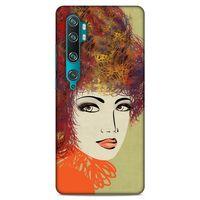Lopard Xiaomi Mi Cc9 Pro Uyumlu Kılıf Sürreal Yüzler ♀ (32) Soft Silikon Kılıf Desenli