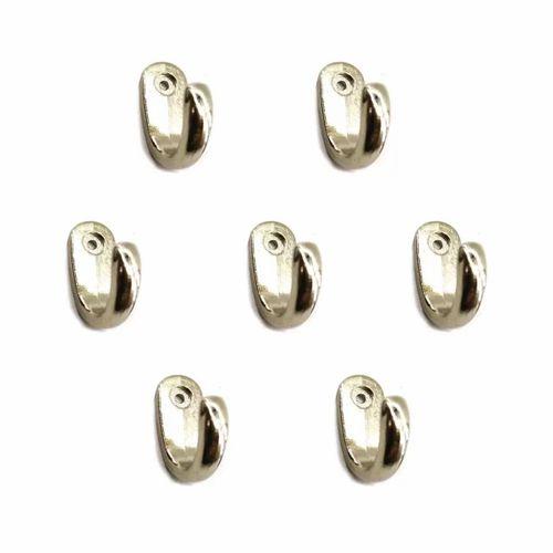 Büyük Tekli Fincan Askı, Dekor Askısı - Nikel, 100 Adet, 12x23x30 Mm