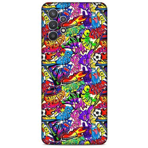 Lopard Samsung Galaxy A32 Uyumlu Kılıf Graffitix (25) Antişok Kapak