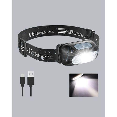 Şarjlı Led Kafa Feneri | 4 Modlu Akıllı Sensörlü Far | Su Geçirmez Ipx5 Kamp Ve Balıkçı Lambası