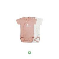 Eğitici Çocuk Bistyle Bloom Rose 2'li Yarım Kol Badi 17119 Ekru Gül Kurusu