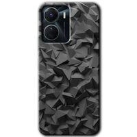Vivo Y16 Kılıf HD Desen Baskılı Arka Kapak - Dark Broke