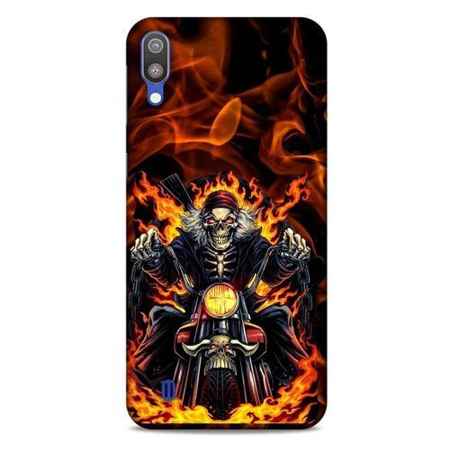 Samsung Galaxy M10 Uyumlu Kılıf Motorsiklet (10) Full Koruma Kılıfı Harley Davidson