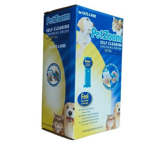 Lüks Basmalı Kedi Köpek Tarağı – Tüy Toplama Ve Temizleme, Ergonomik, Kolay Kullanım