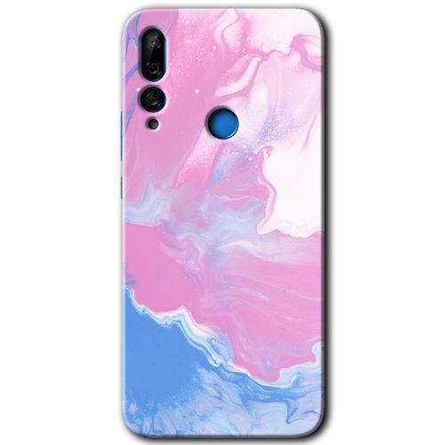 Potkal Hediye Fabrikası Huawei Y9 Prime 2019 Kılıf HD Desen Baskılı Arka Kapak - Liquid Lekeler Art