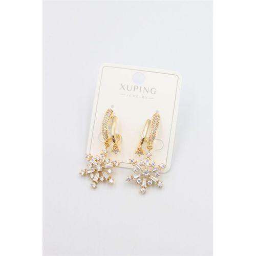 Kar Tanesi Küpe - Altın