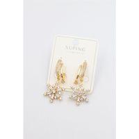 Kar Tanesi Küpe - Altın