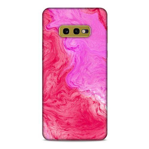 Samsung Galaxy S10e Uyumlu Kılıf Pembe Delisi (11) Tam Koruma Mermer