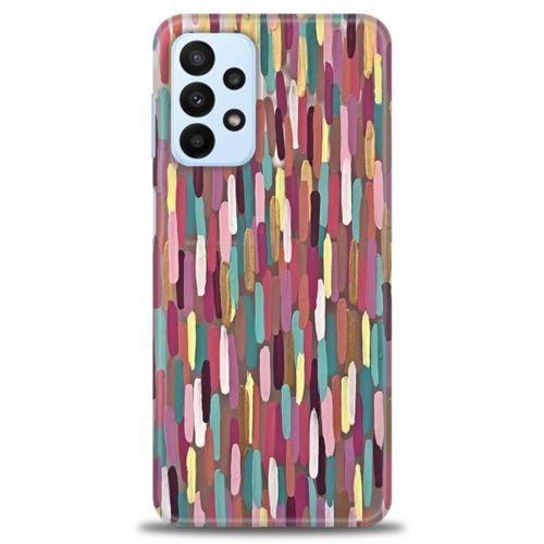 Samsung Galaxy A23 4G Kılıf HD Baskılı Kılıf - Renk Renk + Tam Ekran Koruyucu