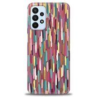 Samsung Galaxy A23 4G Kılıf HD Baskılı Kılıf - Renk Renk + Tam Ekran Koruyucu