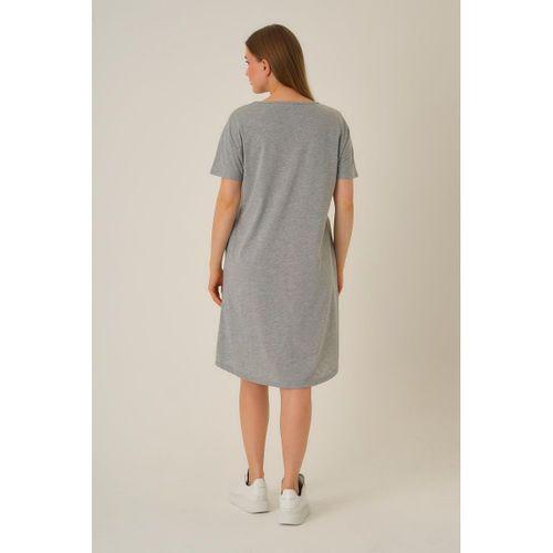 ALEXANDERGARDI CEPLİ BİSİKLET YAKA ELBİSE (B23-45700)