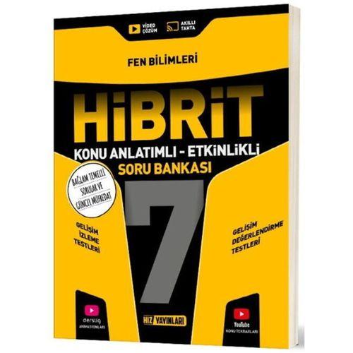 7. Sınıf Fen Bilimleri HİBRİT Konu Anlatımlı Etkinlikli Soru Bankası Hız Yayınları