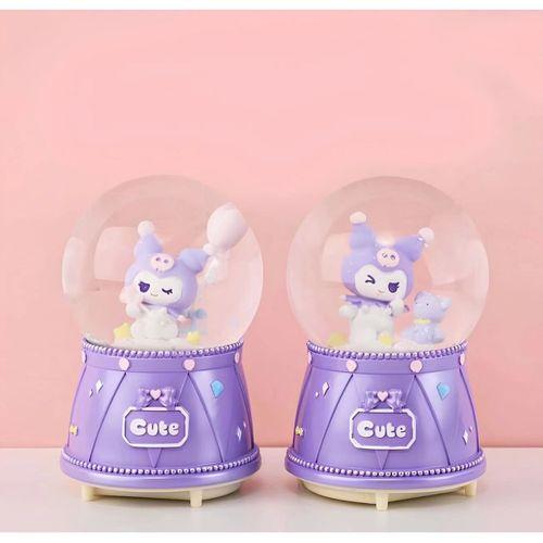 Kuromi Işıklı Müzikli Kar Küresi Orta Boy