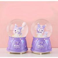 Kuromi Işıklı Müzikli Kar Küresi Orta Boy