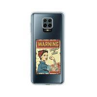 Redmi Note 9 Pro Women At Work Tasarımlı Premium Şeffaf Silikon Kılıf
