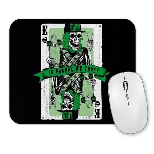 Playing Card Skull Mouse Pad