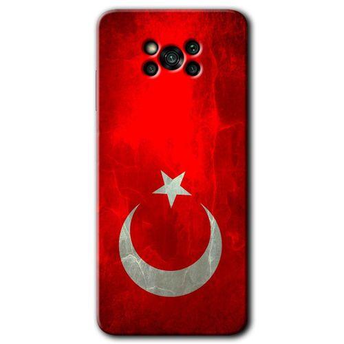 MRCİLETİSİM Poco x3 Pro Kılıf HD Desen Baskılı Arka Kapak + Temperli Cam - Albayrak