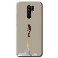 Xiaomi Redmi 9 HD Baskılı Kılıf + 9D Tam Ekran Koruyucu - İronman-Airport