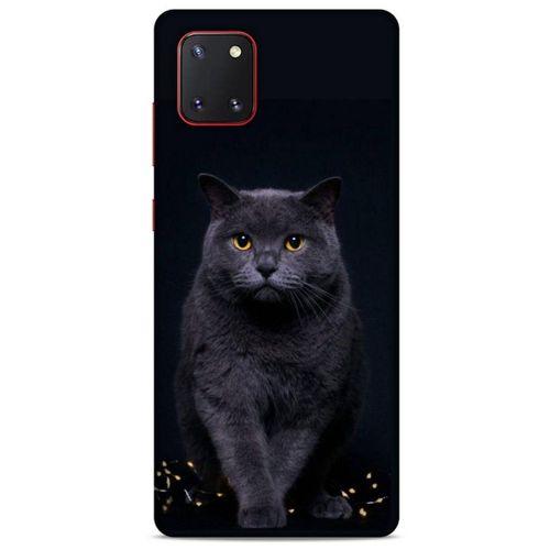 Lopard Samsung Galaxy Note 10 Lite Uyumlu Kılıf Kediler (47) Crystal Flex Kılıf Scottish Fold