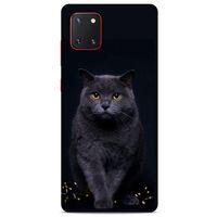Lopard Samsung Galaxy Note 10 Lite Uyumlu Kılıf Kediler (47) Crystal Flex Kılıf Scottish Fold