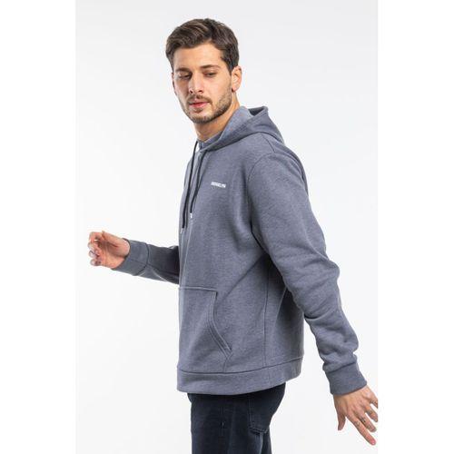 Erkek Kapüşonlu Slim Fit Brooklyn Baskılı İnce Sweatshirt SPR22SW61